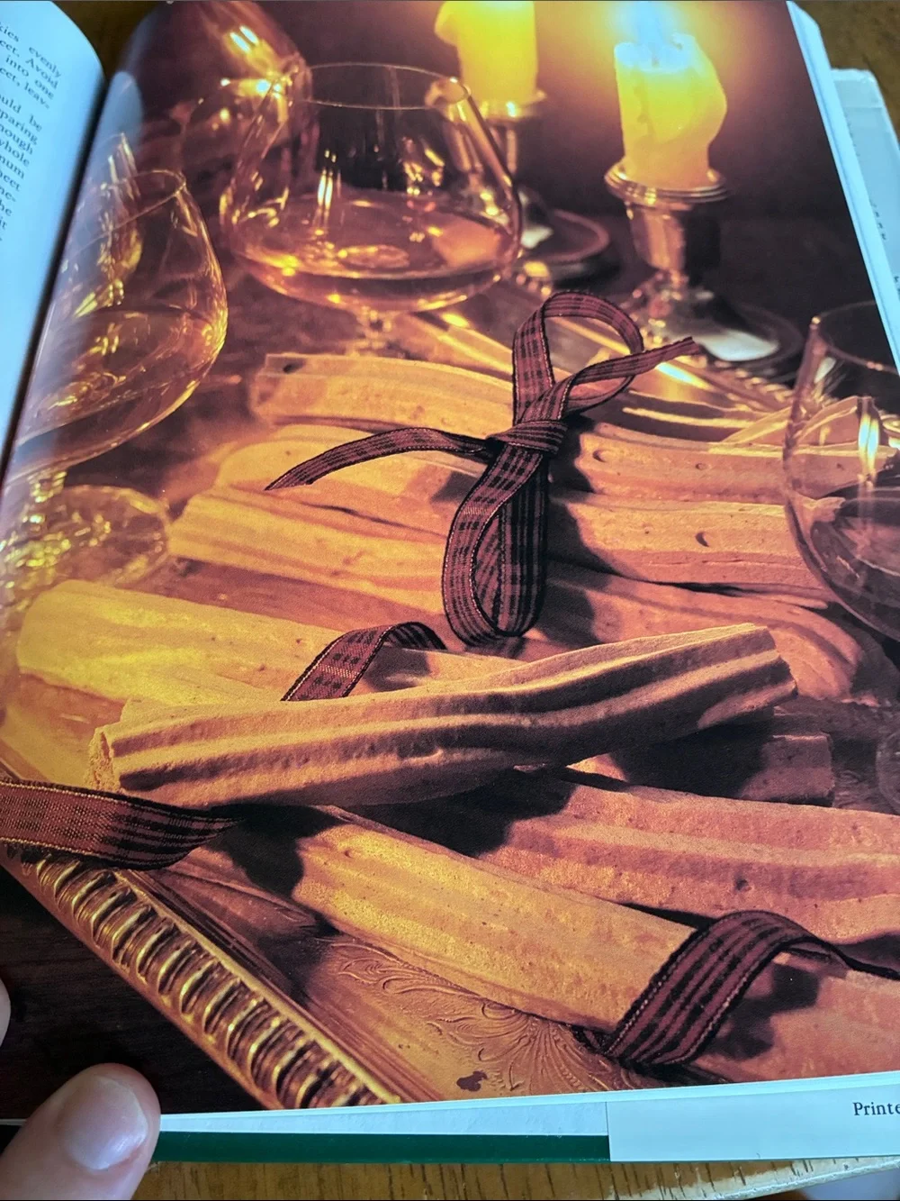 Vintage hardcover cookbook